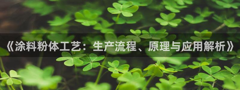 爱游戏电竞官网入口：《涂料粉体工艺：生产