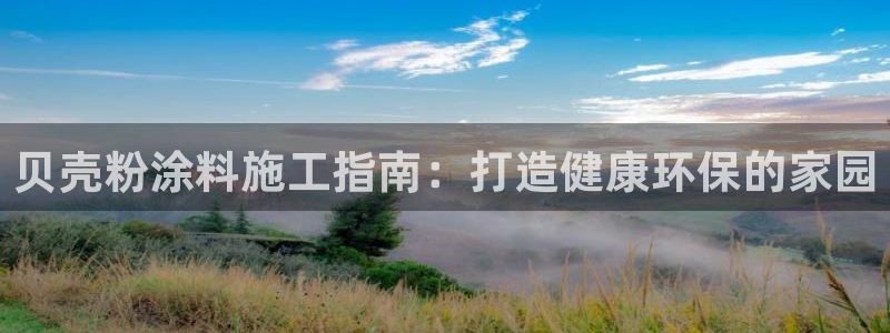 爱游戏平台app官方：贝壳粉涂料施工指南